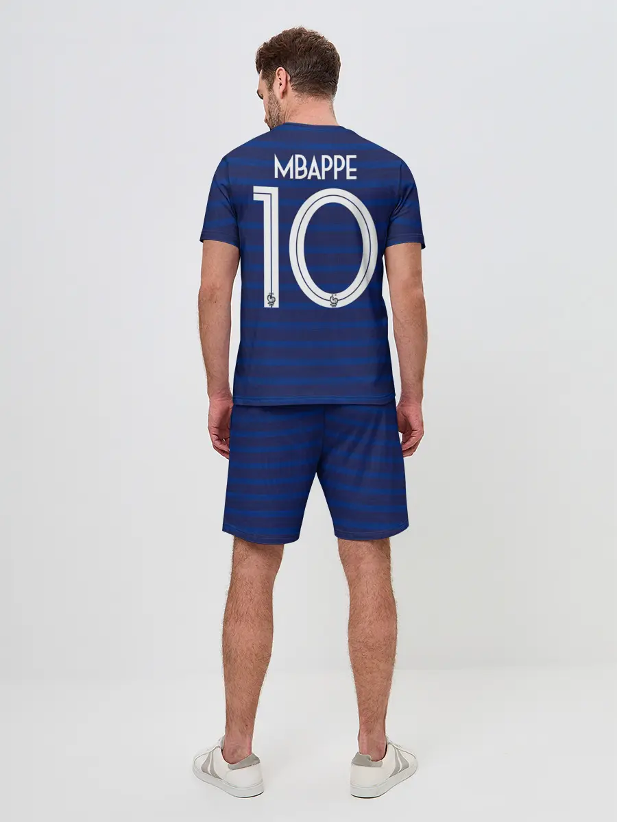 Мужской костюм с шортами / Mbappe home EURO 2020
