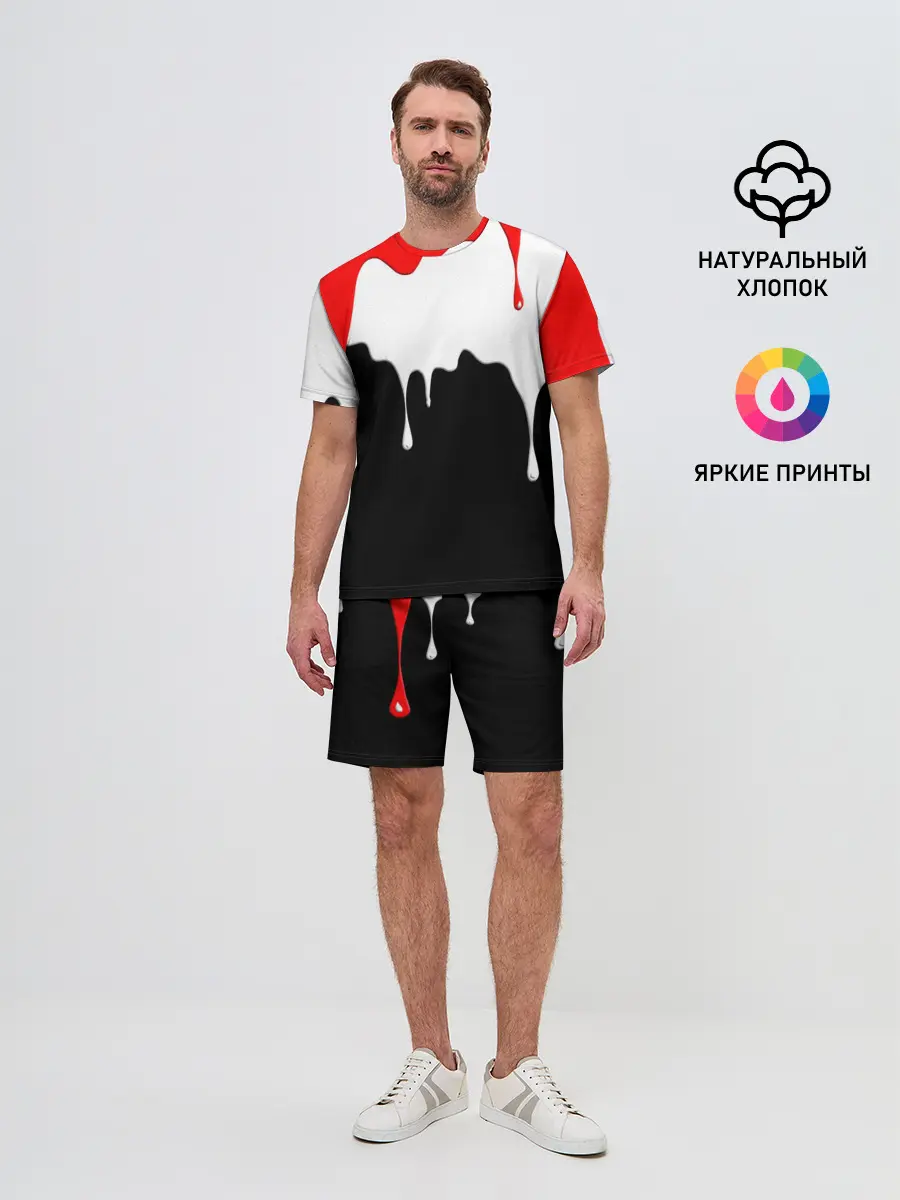 Мужской костюм с шортами / ПОДТЁКИ.