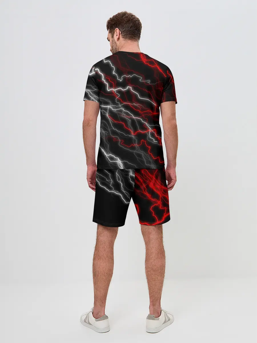 Мужской костюм с шортами / МОЛНИЯ.