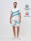 Мужской костюм с шортами / Волны