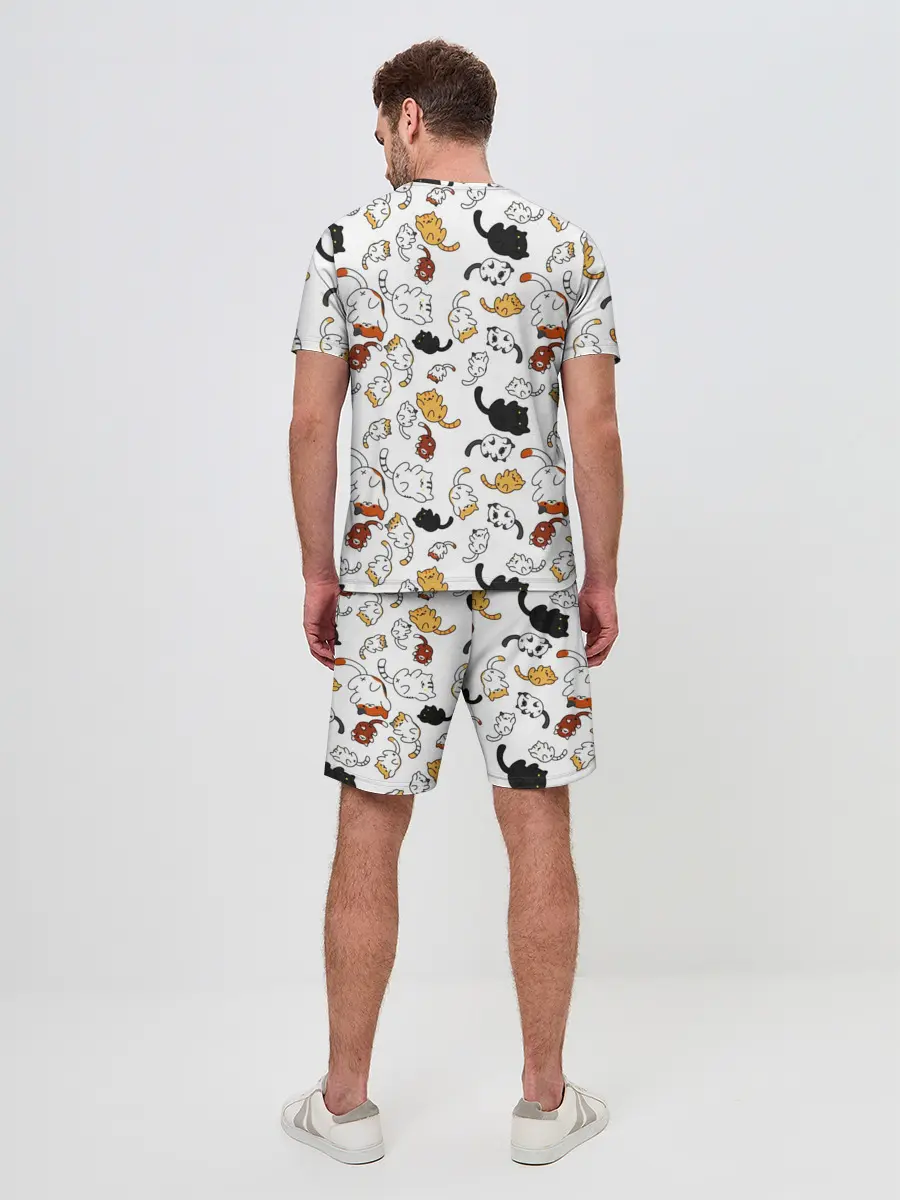 Мужской костюм с шортами / Котэ | Котята