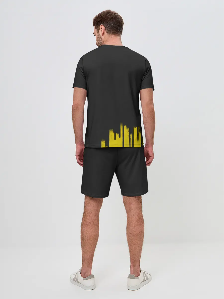 Мужской костюм с шортами / Skull One Piece