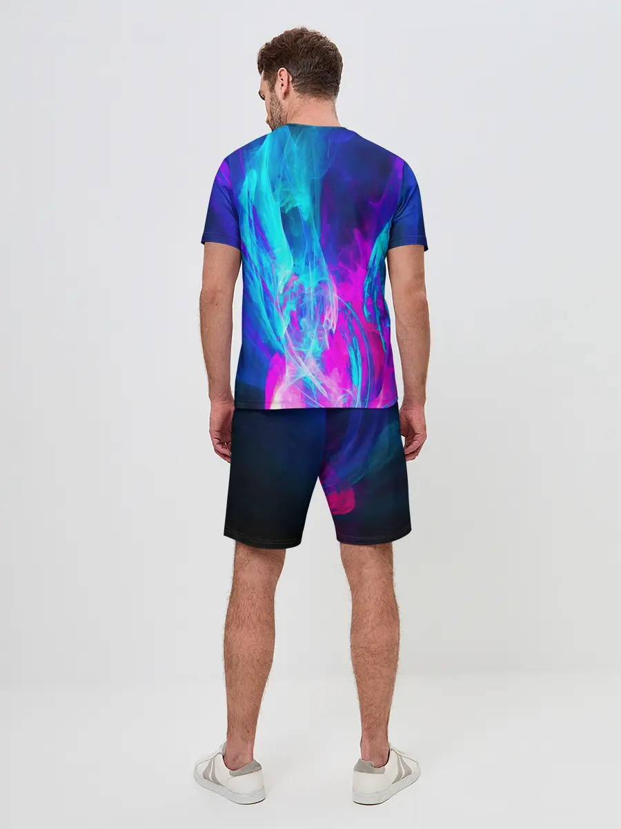 Мужской костюм с шортами / НЕОНОВЫЕ КРАСКИ