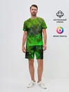 Мужской костюм с шортами / ЗЕЛЁНЫЙ ОГОНЬ