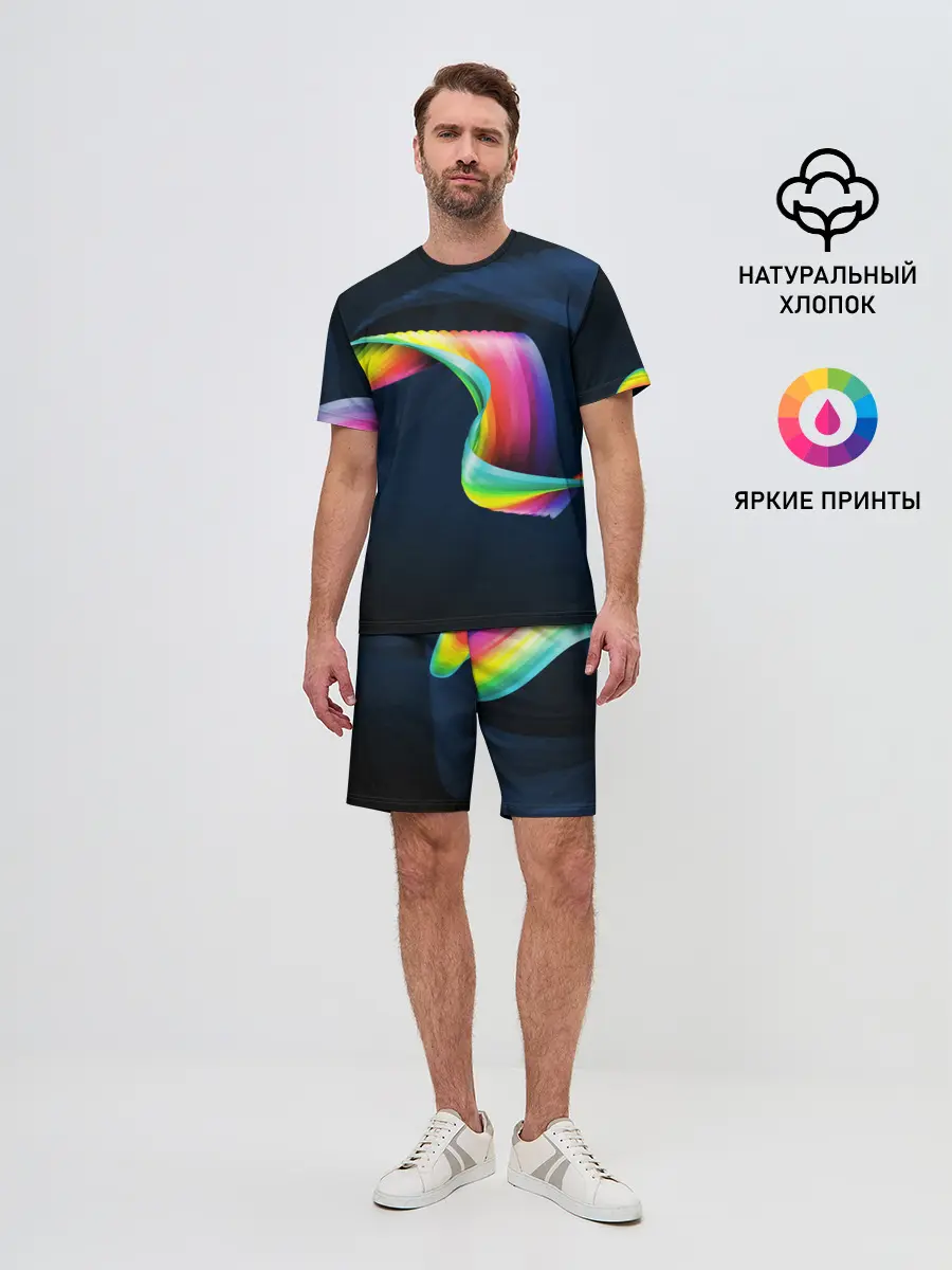 Мужской костюм с шортами / OPTICAL ABSTRACT