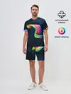 Мужской костюм с шортами / OPTICAL ABSTRACT