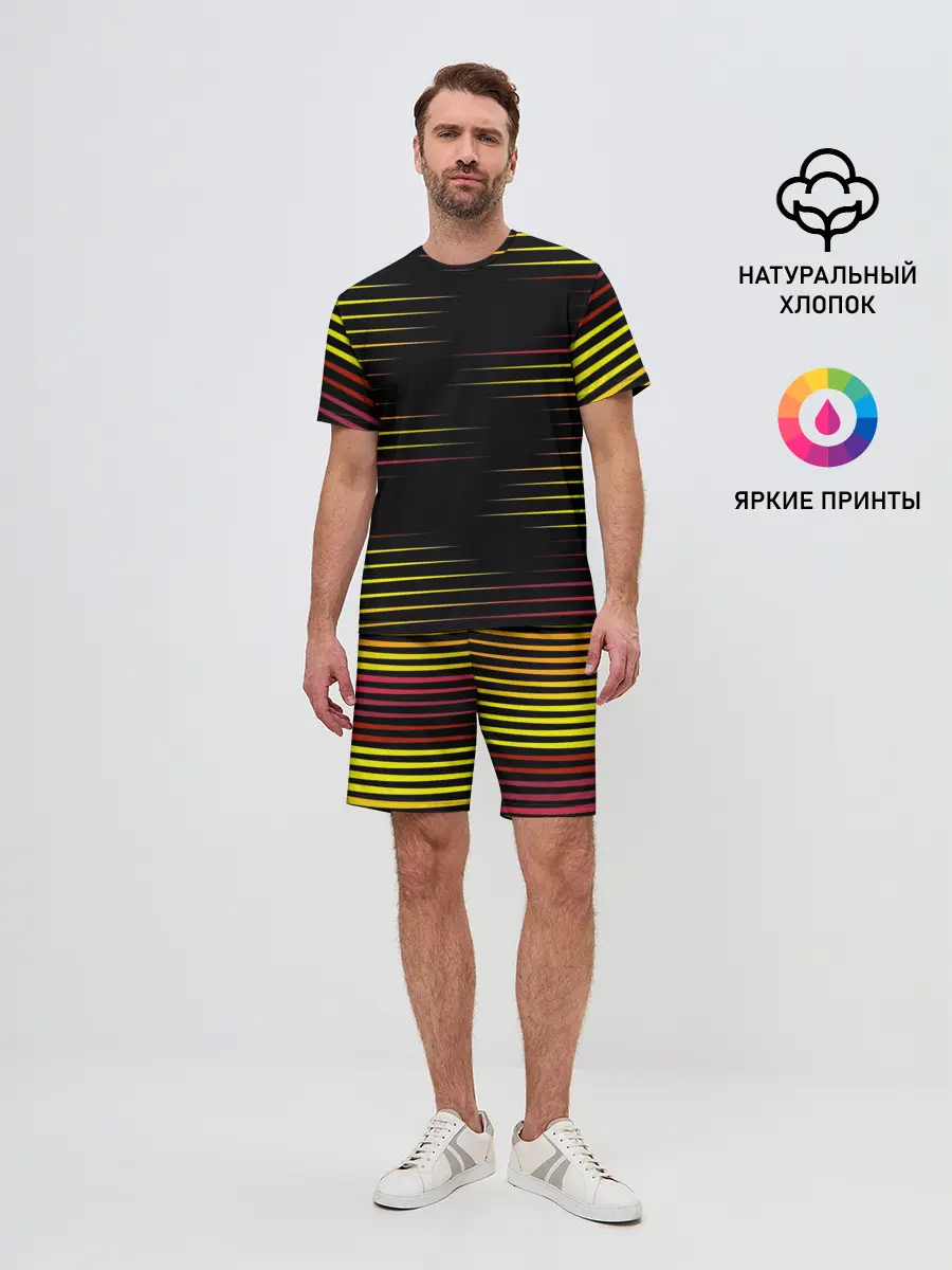 Мужской костюм с шортами / HORIZONTAL GEOMETRY