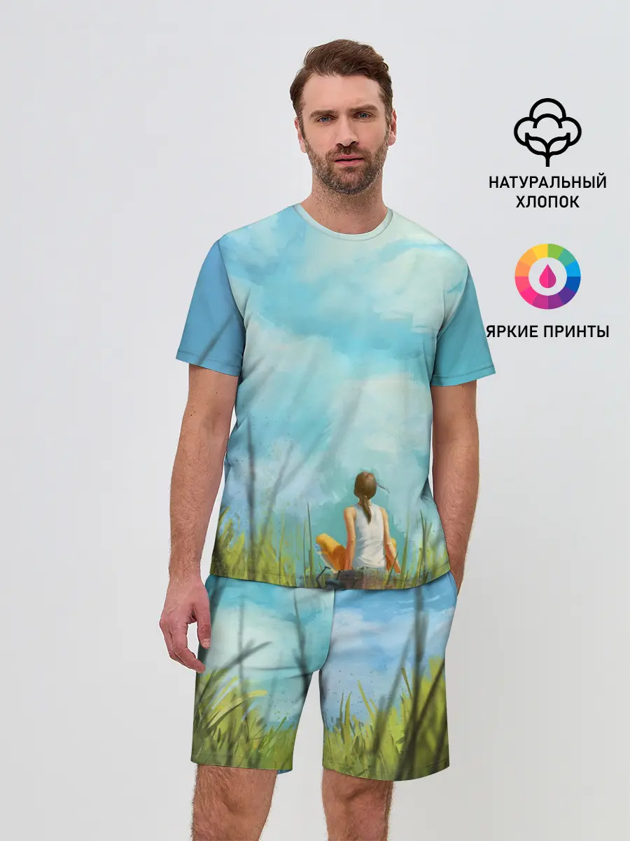 Мужской костюм с шортами / Cloud ART