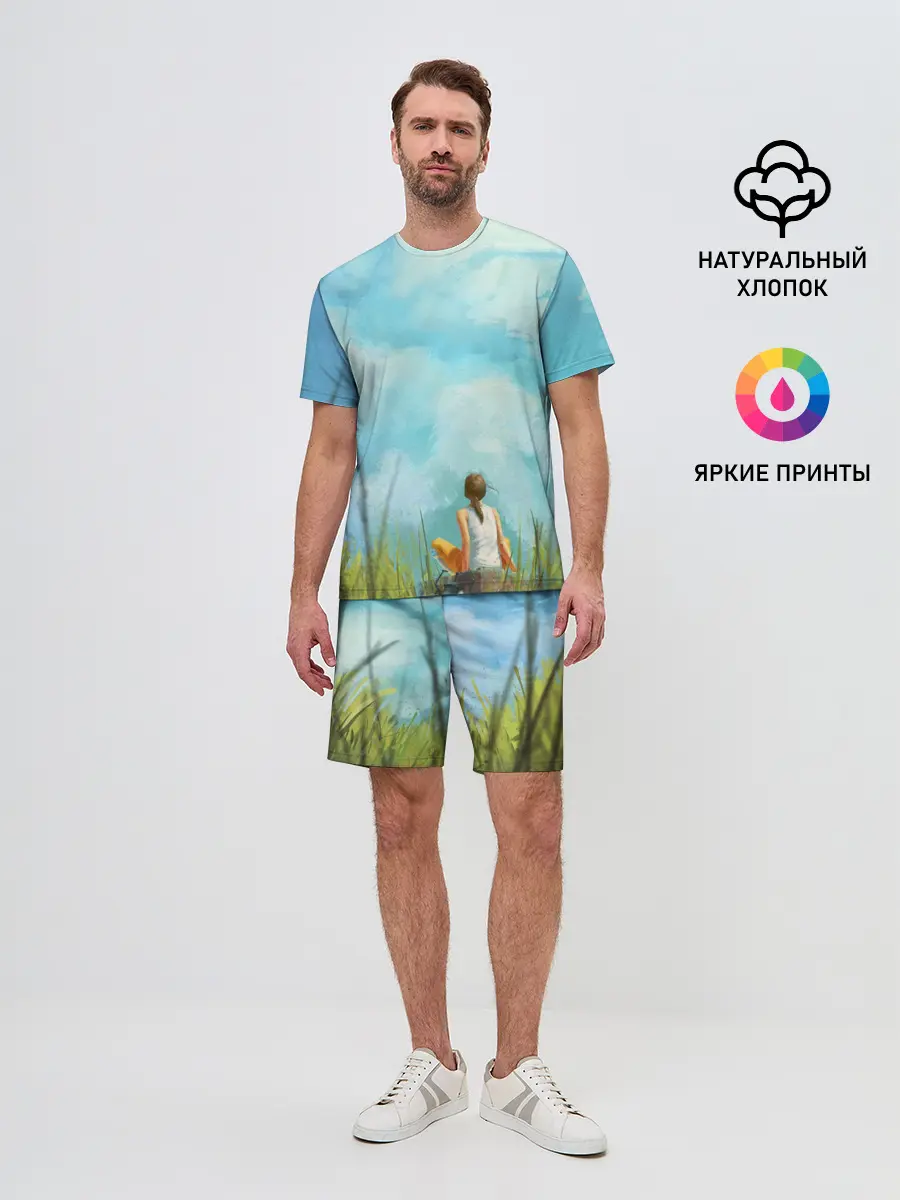 Мужской костюм с шортами / Cloud ART