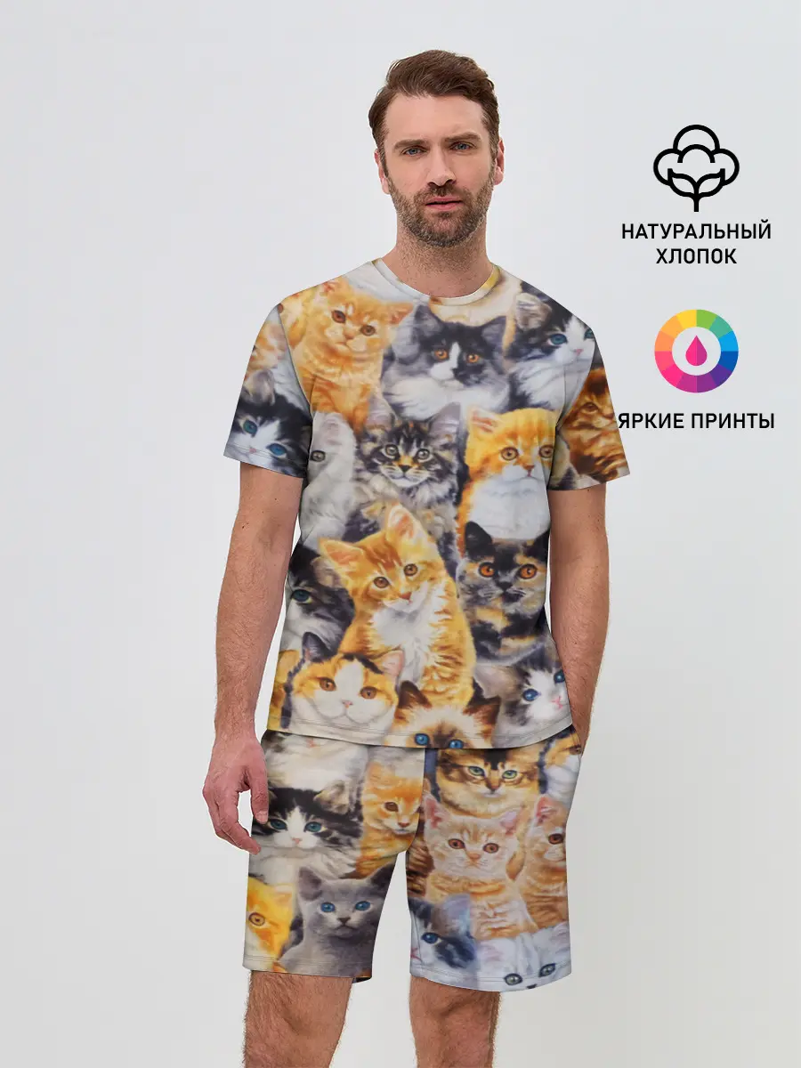 Мужской костюм с шортами / КОТЯТКИ
