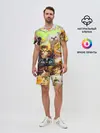 Мужской костюм с шортами / КОТЫ