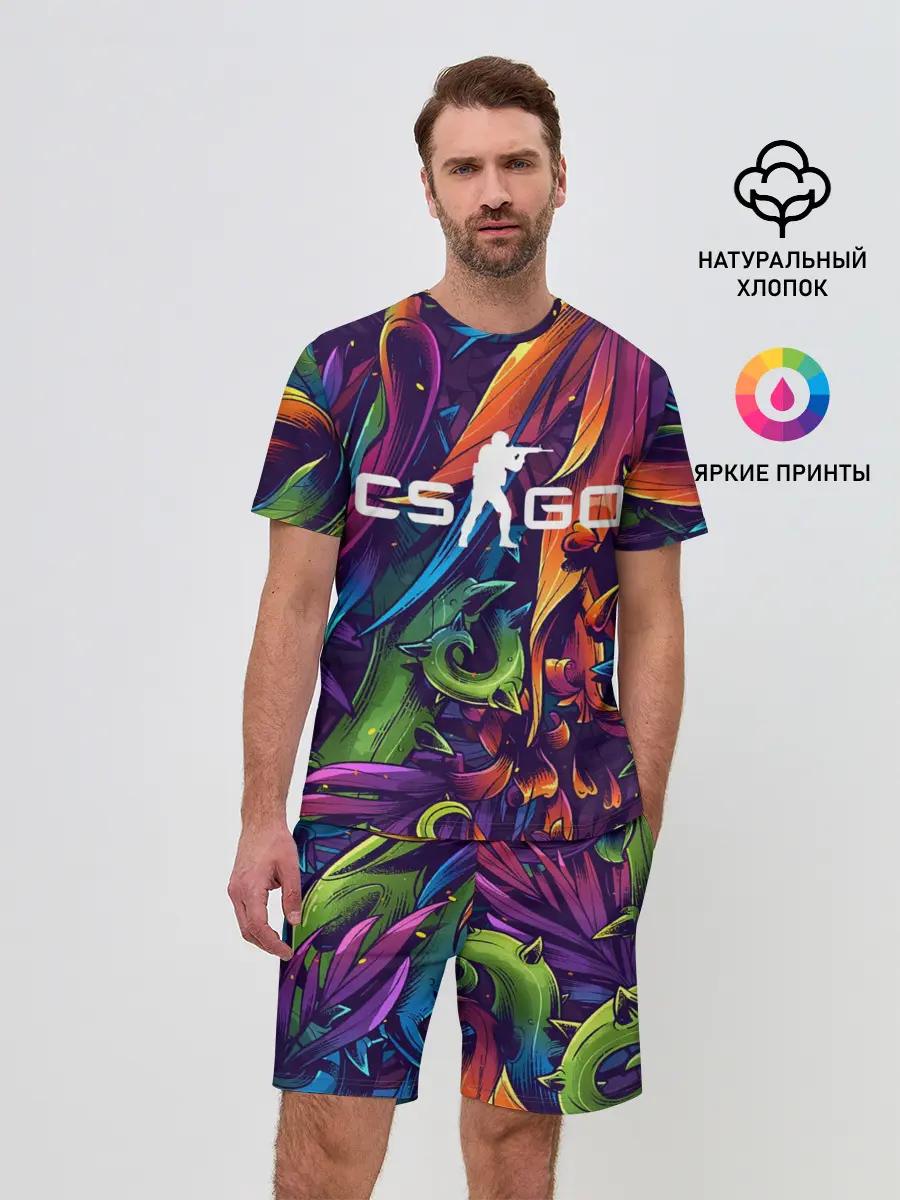 Мужской костюм с шортами / CS GO