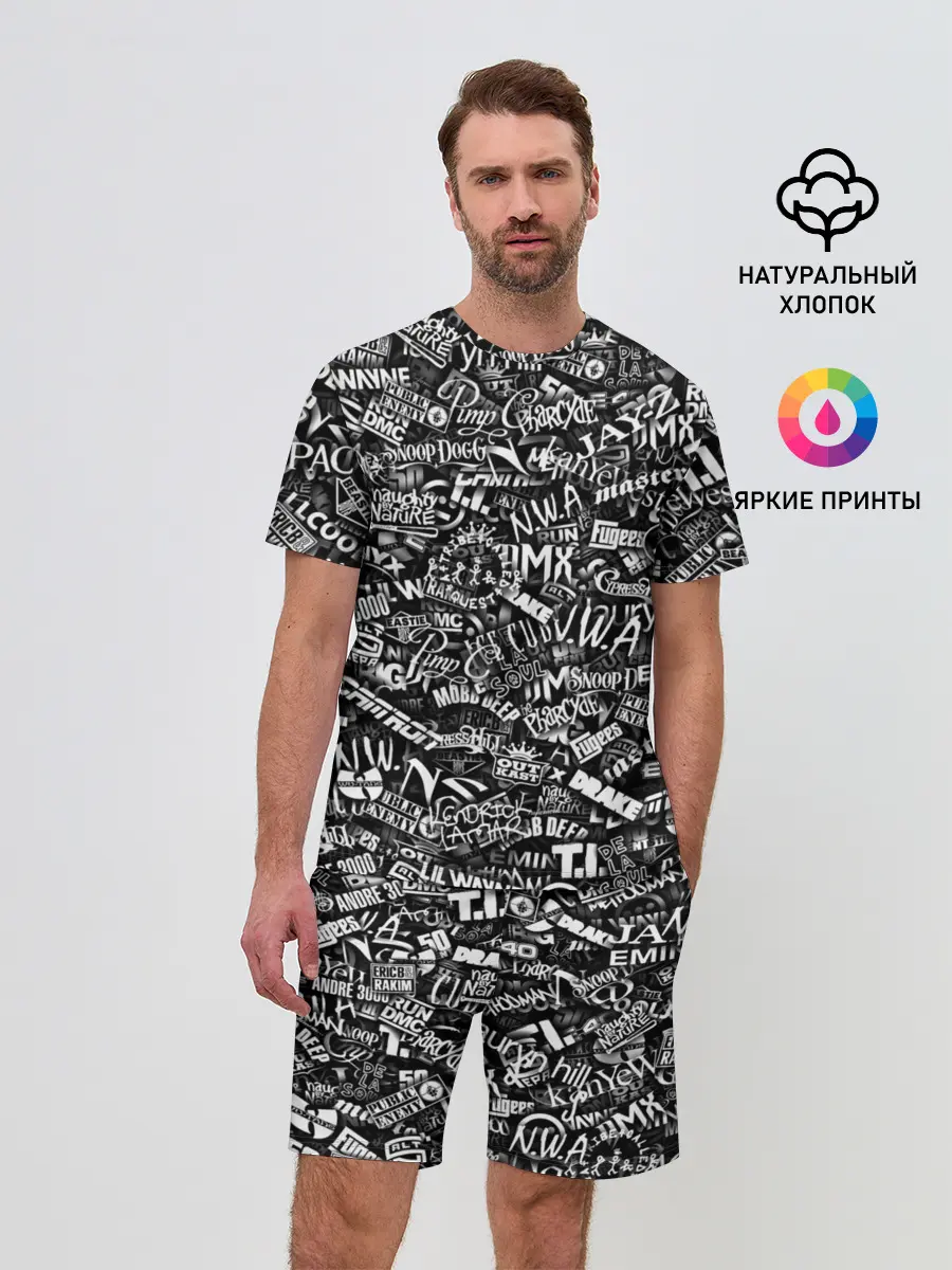 Мужской костюм с шортами / Top Hip Hop