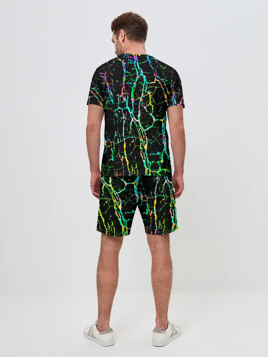 Мужской костюм с шортами / Текстура