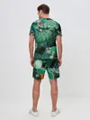 Мужской костюм с шортами / кактусы с цветами реализм