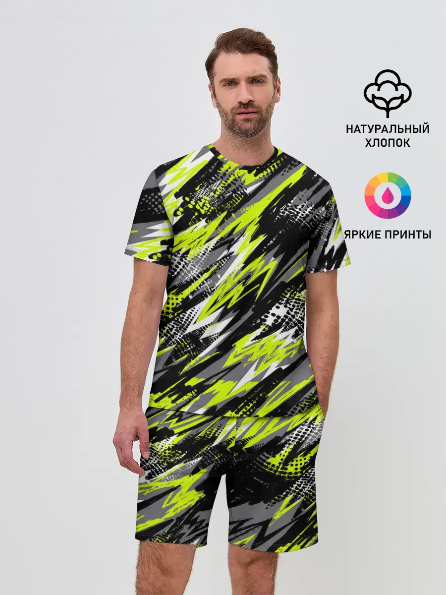 Мужской костюм с шортами / Спортивный стиль