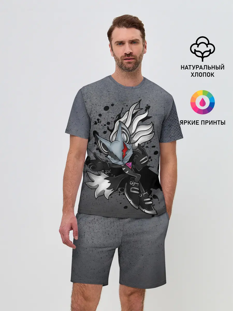 Мужской костюм с шортами / Cat Sonic