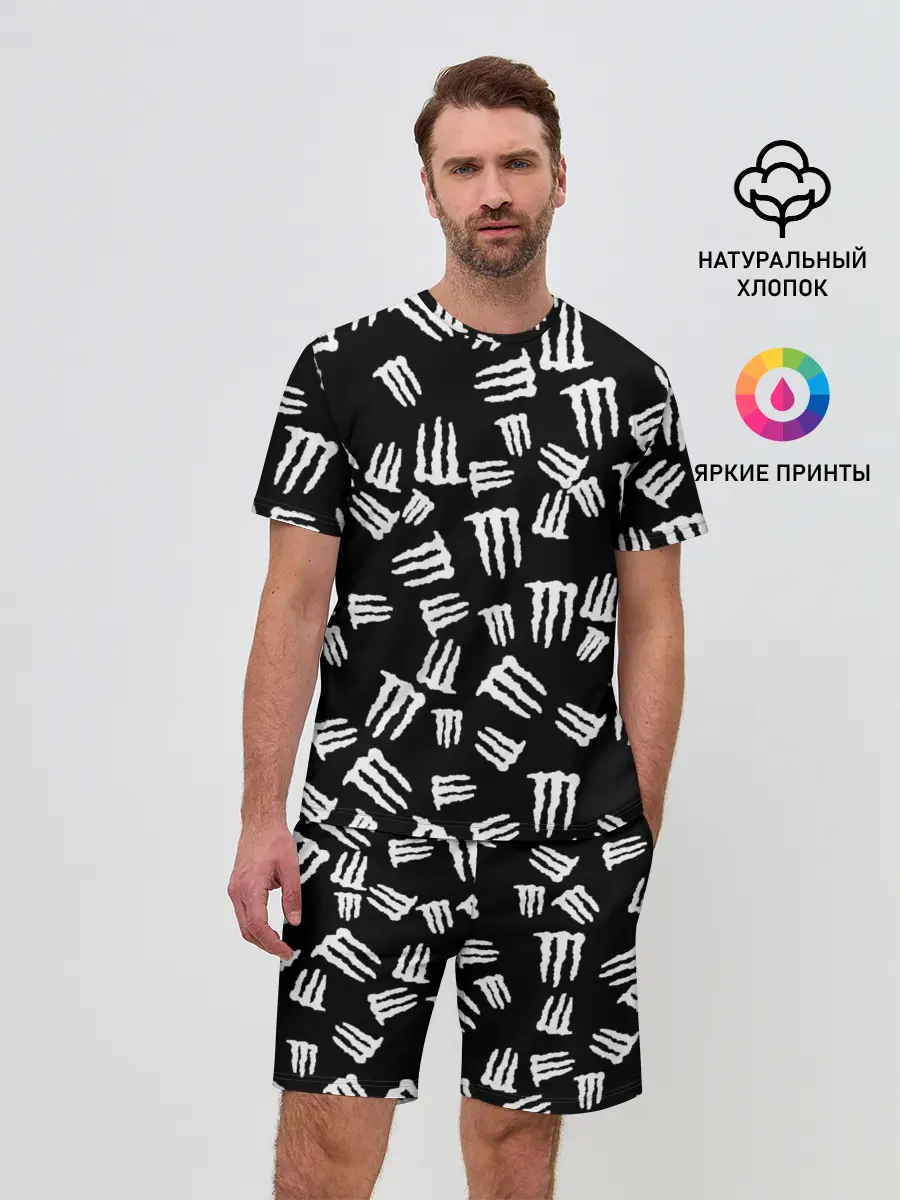 Мужской костюм с шортами / MONSTER ENERGY