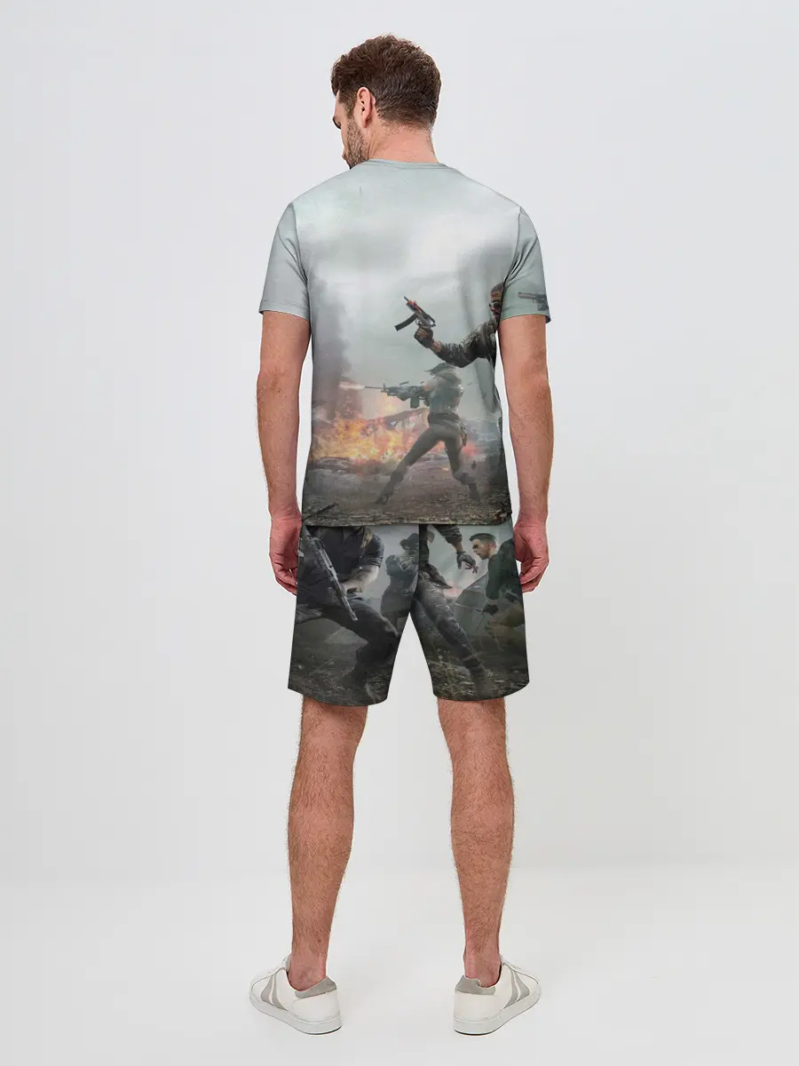 Мужской костюм с шортами / Pubg