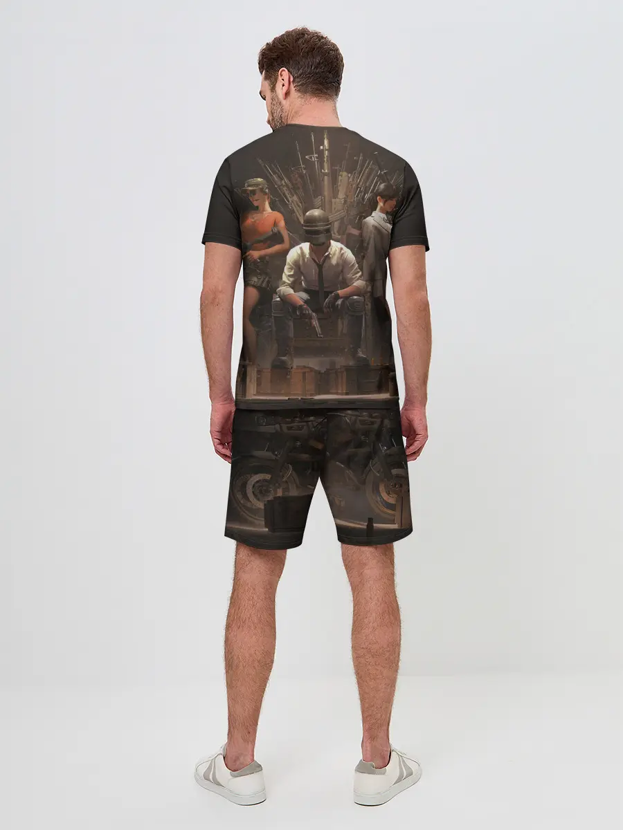 Мужской костюм с шортами / Pubg