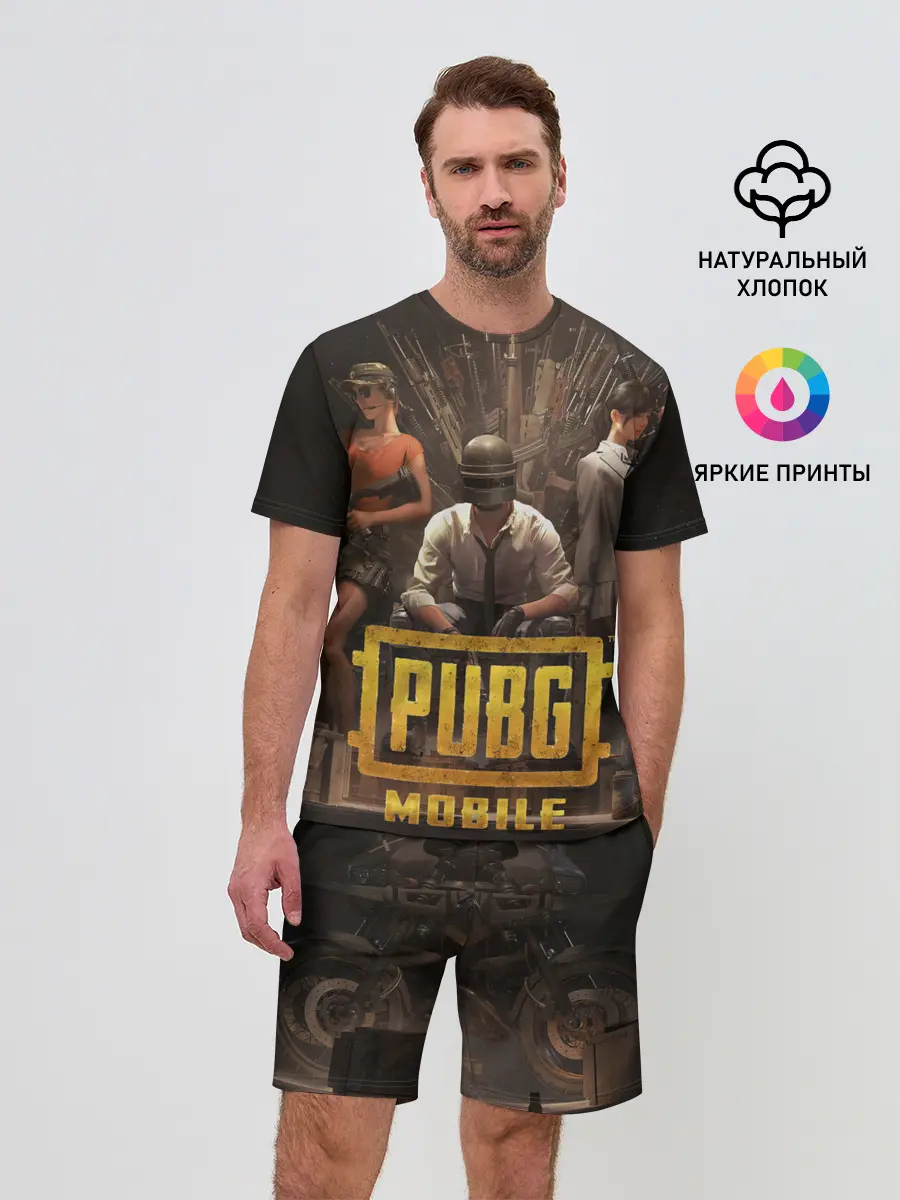 Мужской костюм с шортами / Pubg Mobile