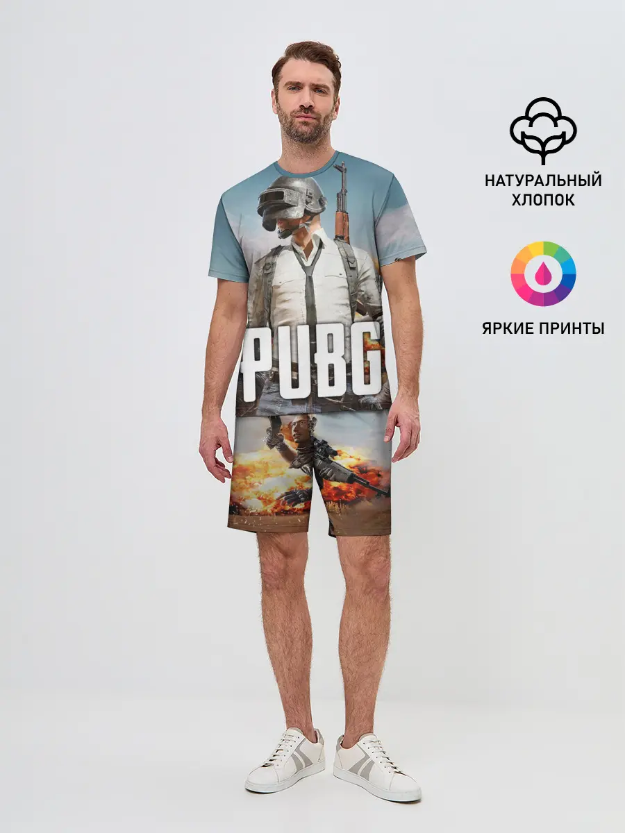 Мужской костюм с шортами / PUBG