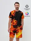 Мужской костюм с шортами / ОГОНЬ | FIRE