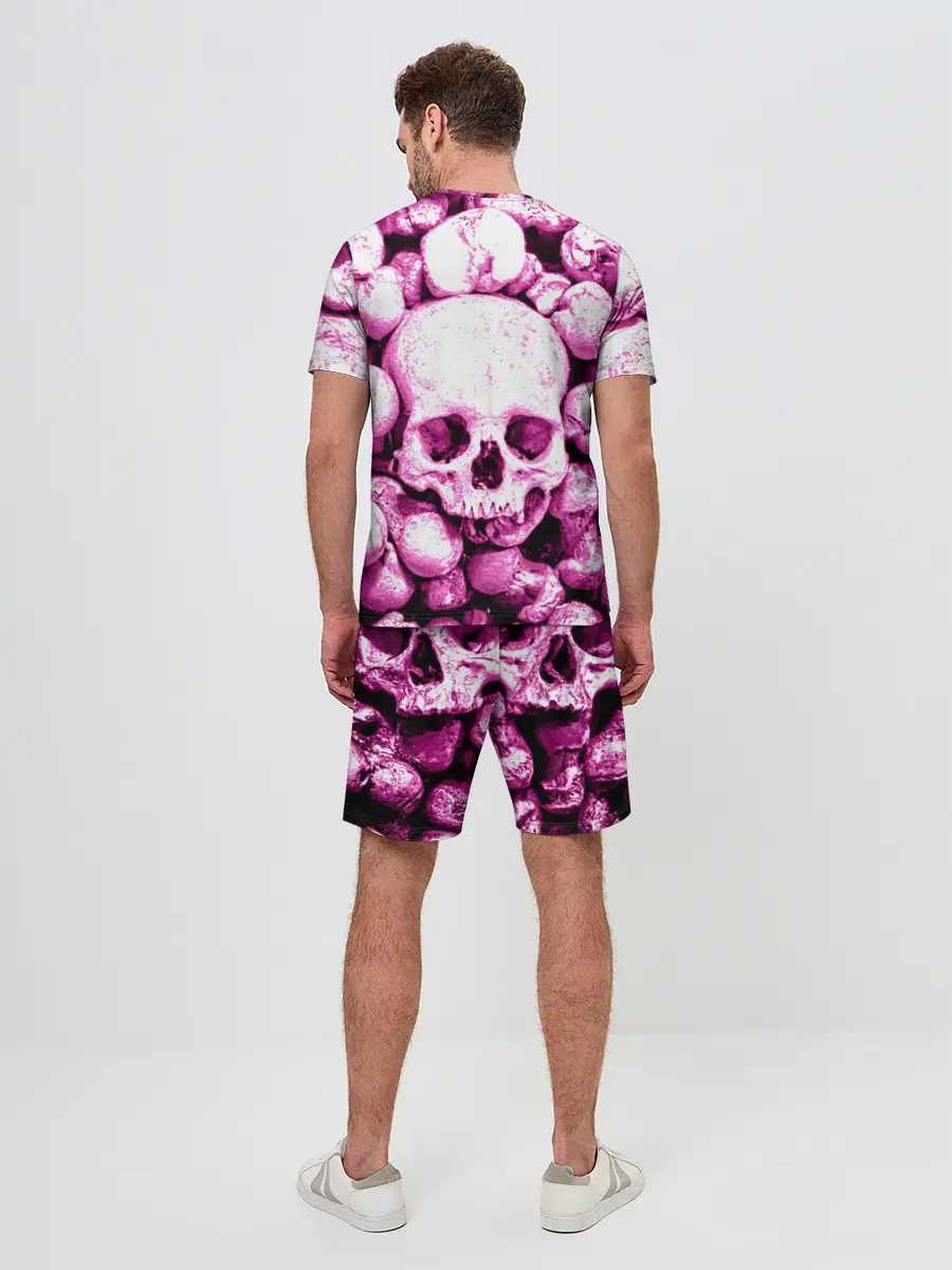 Мужской костюм с шортами / череп