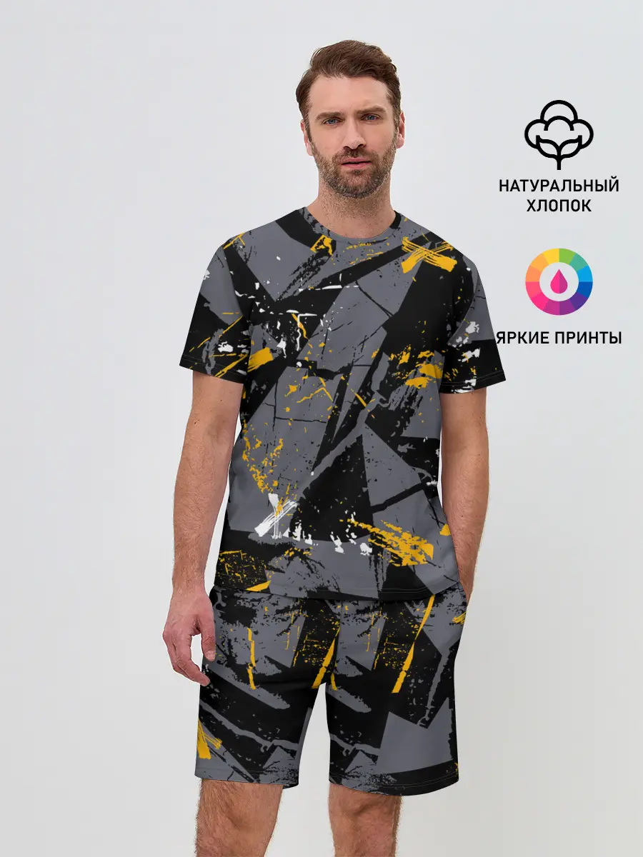 Мужской костюм с шортами / Спортивный стиль