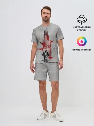 Мужской костюм с шортами / Red Hood