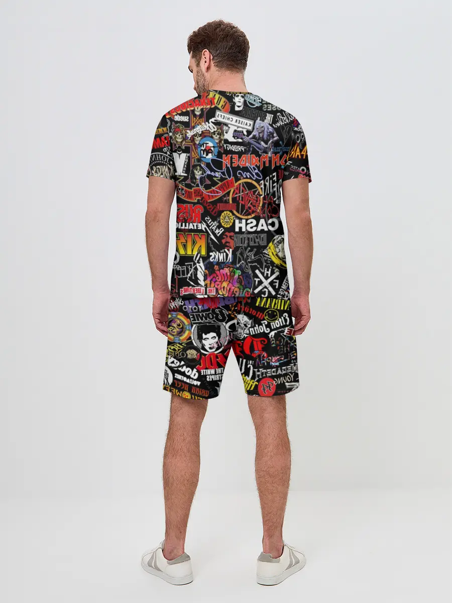 Мужской костюм с шортами / Rock | Логотипы