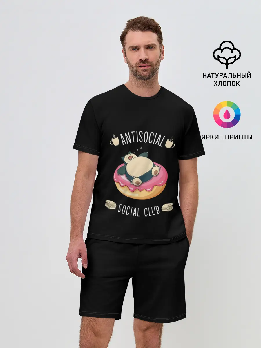 Мужской костюм с шортами / Pokemon. Snorlax