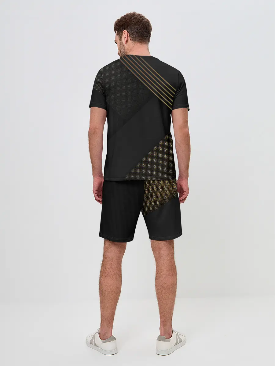 Мужской костюм с шортами / Хвост Феи геометрия