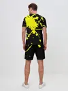 Мужской костюм с шортами / Хвост Феи желтые брызги