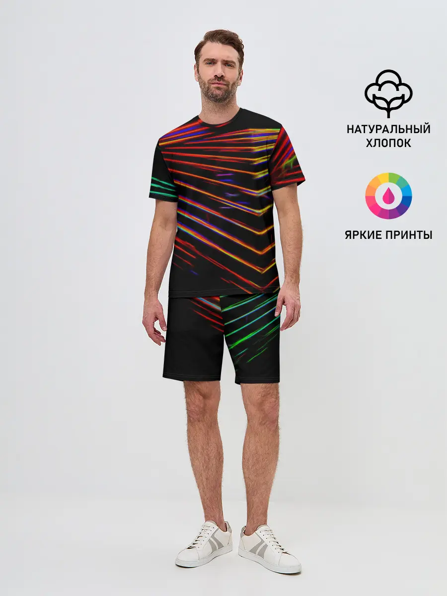 Мужской костюм с шортами / STRIPES COLOR
