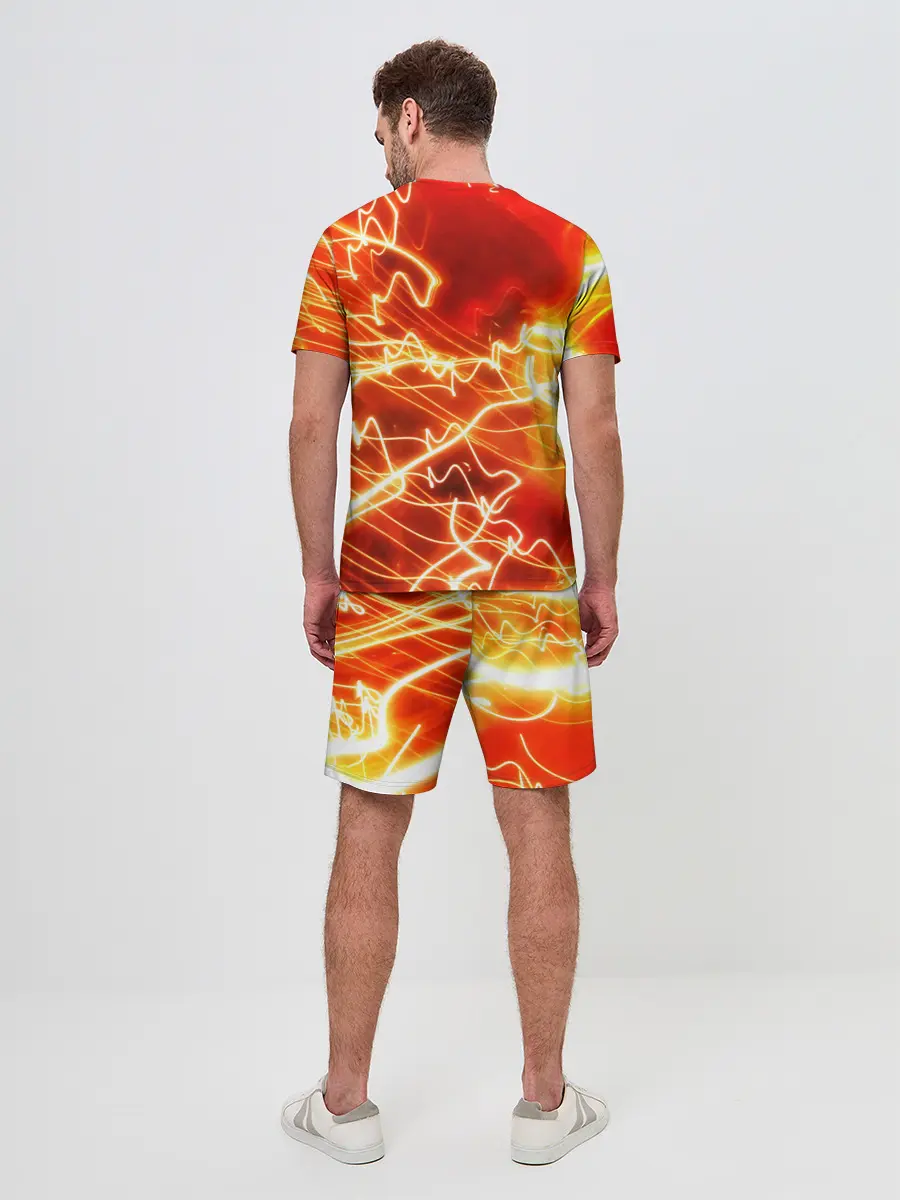 Мужской костюм с шортами / ОГНЕННАЯ МОЛНИЯ