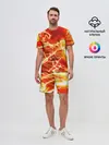 Мужской костюм с шортами / ОГНЕННАЯ МОЛНИЯ