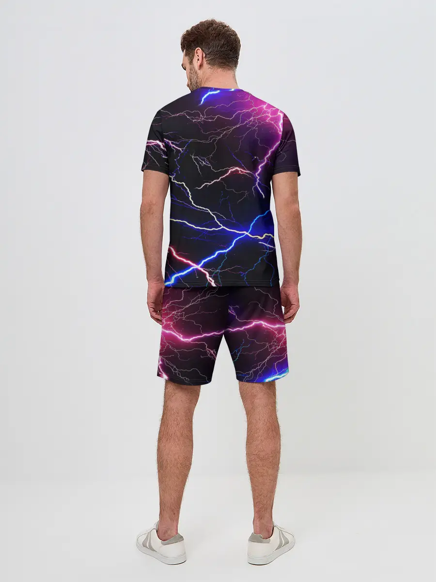Мужской костюм с шортами / НЕОНОВЫЕ МОЛНИИ