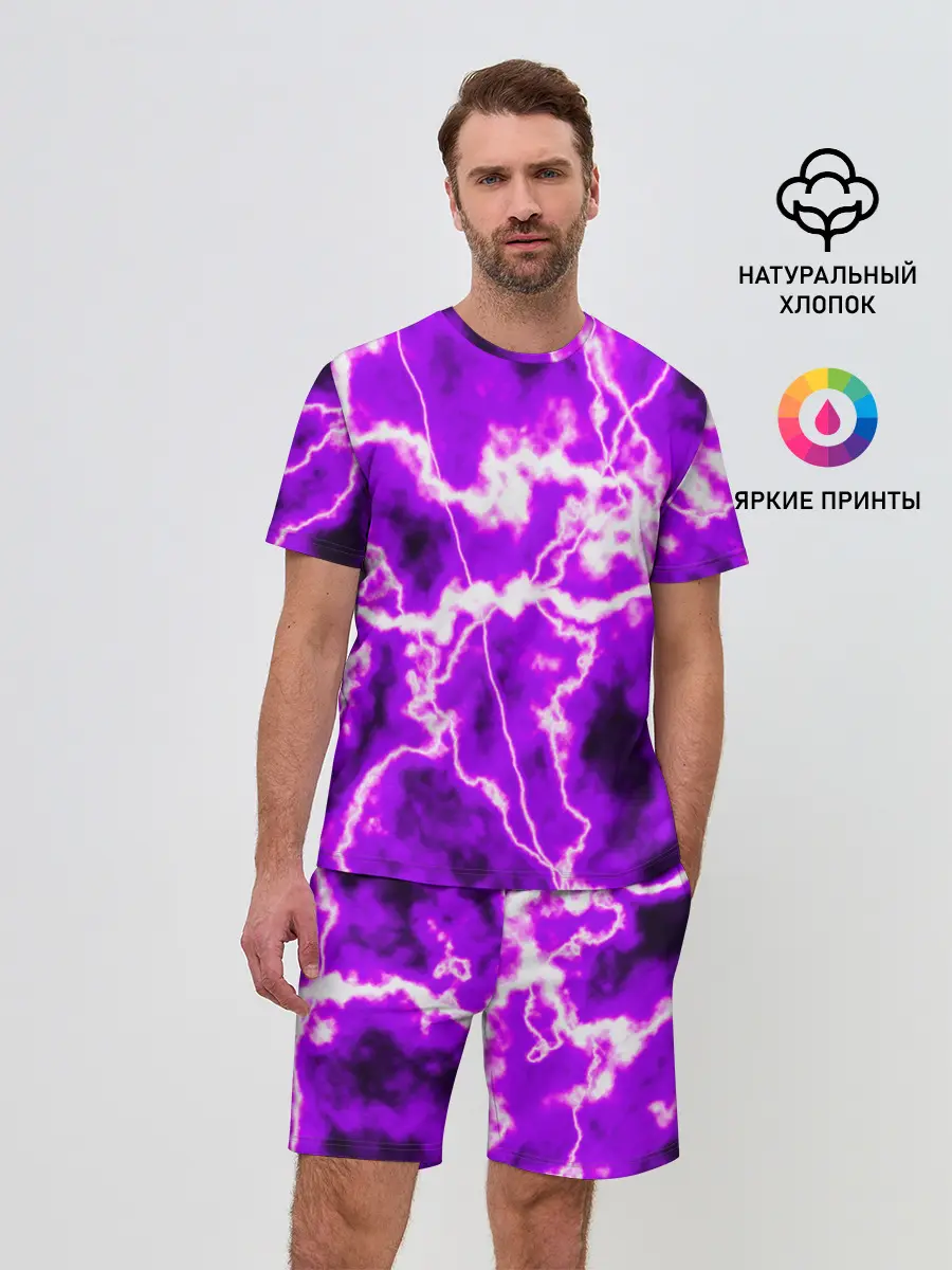 Мужской костюм с шортами / НЕОНОВАЯ СТИХИЯ