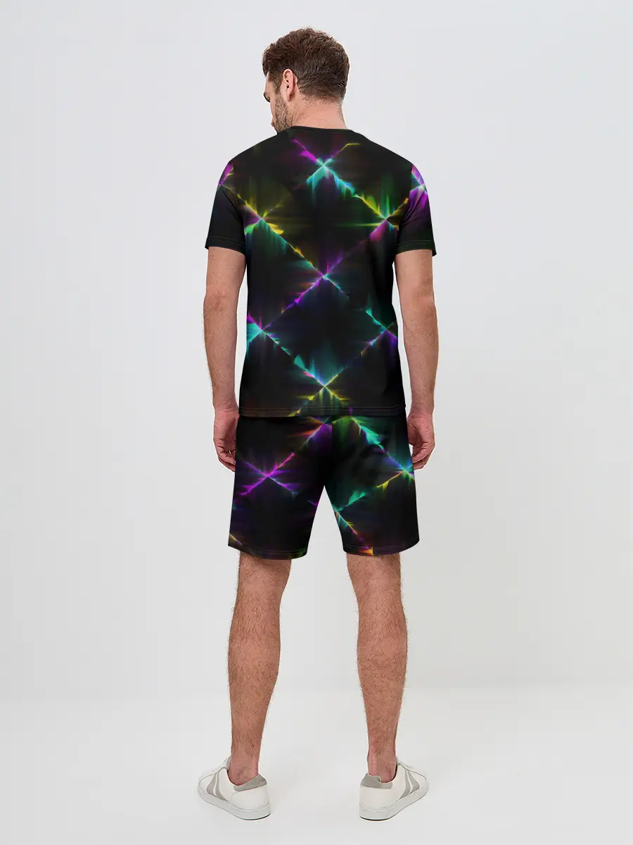 Мужской костюм с шортами / НЕОНОВАЯ ТЕКСТУРА