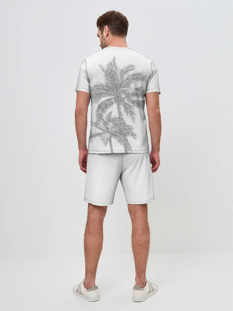 Мужской костюм с шортами / Пальмы над головой