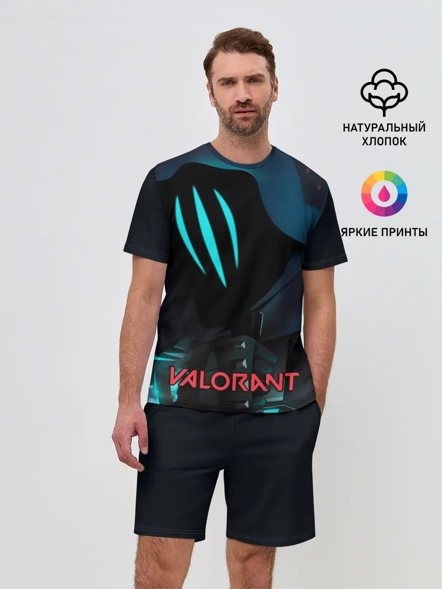 Мужской костюм с шортами / VALORANT OMEN