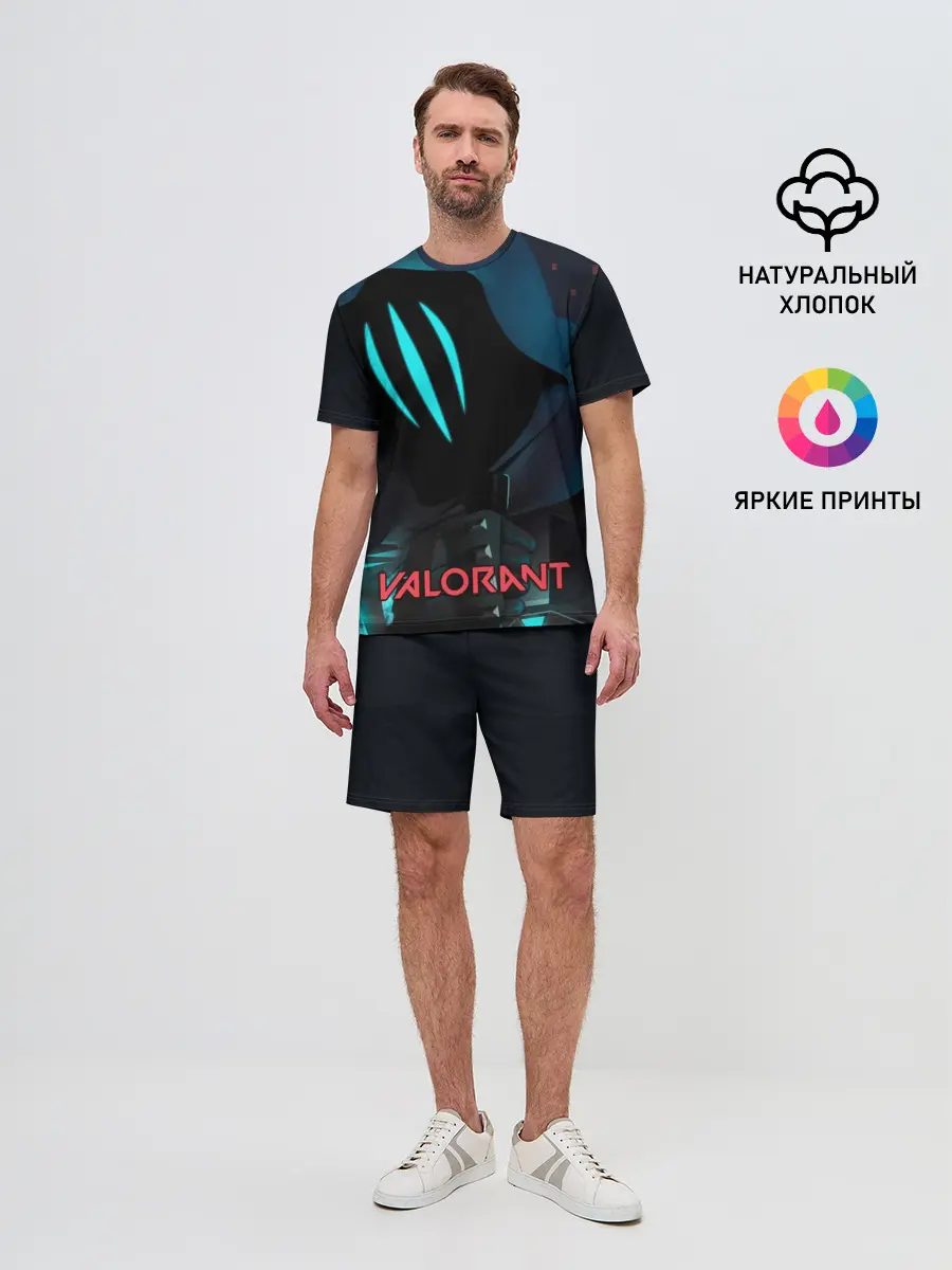 Мужской костюм с шортами / VALORANT OMEN
