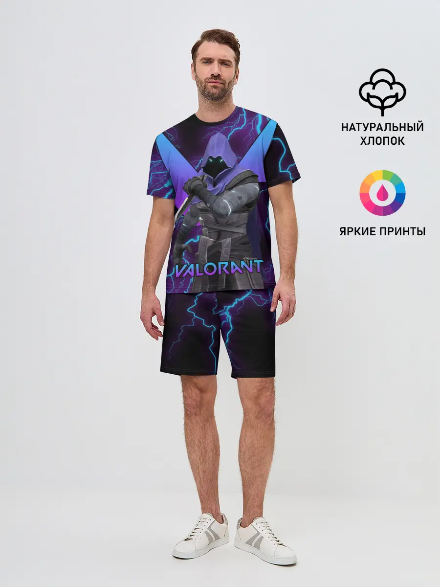 Мужской костюм с шортами / VALORANT OMEN