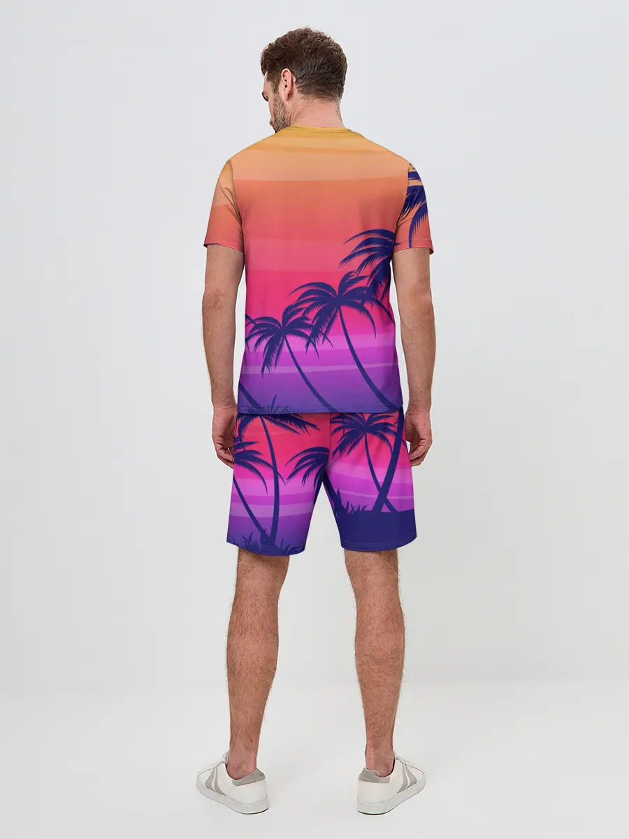 Мужской костюм с шортами / Очеровательный закат