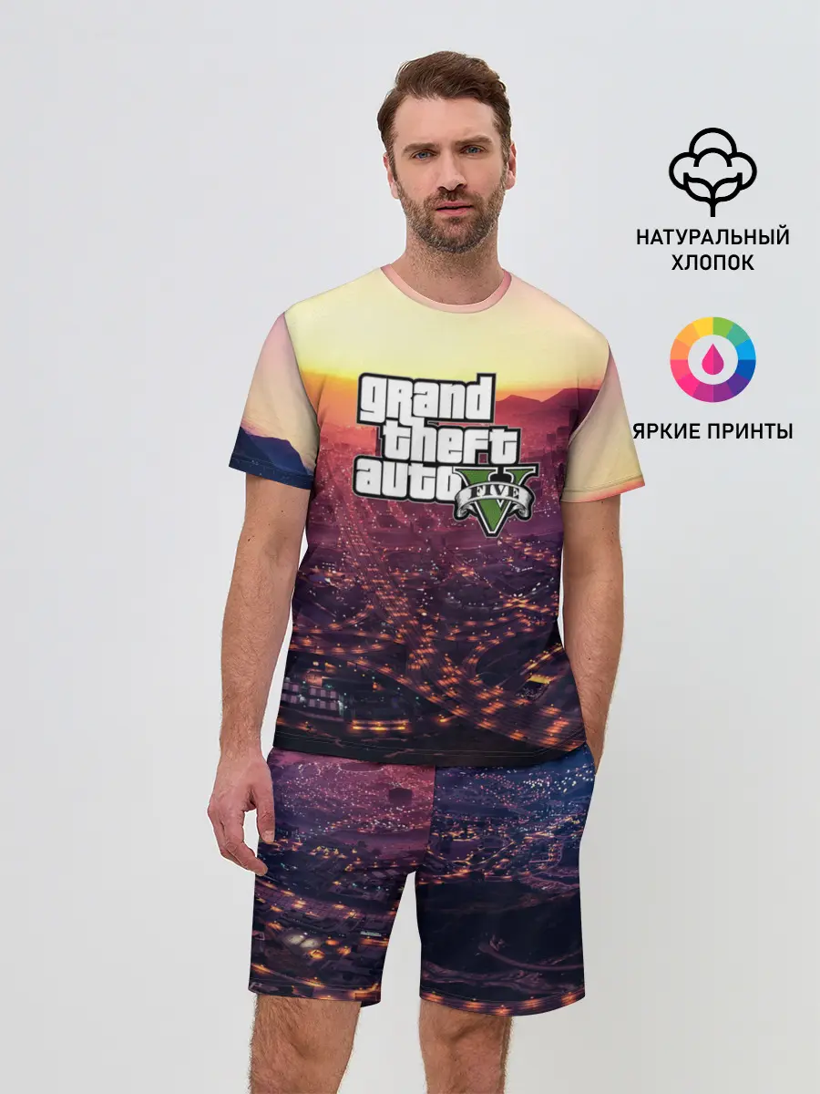 Мужской костюм с шортами / Gta V Five