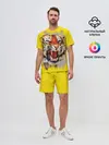 Мужской костюм с шортами / Оскал тигра