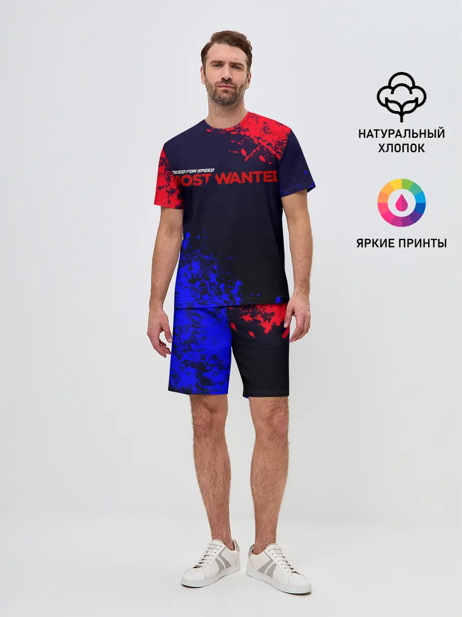 Мужской костюм с шортами / NFS Most Wanted