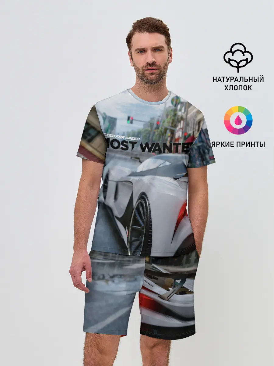 Мужской костюм с шортами / NFS Most Wanted