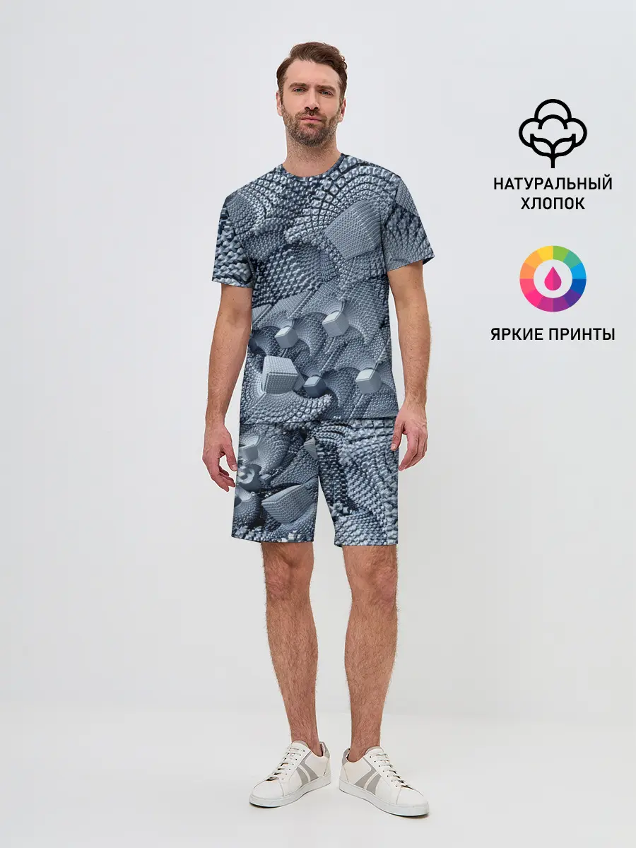 Мужской костюм с шортами / GREY